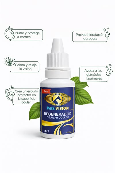 Pets Visión™ - Gotas Oculares para Mascotas